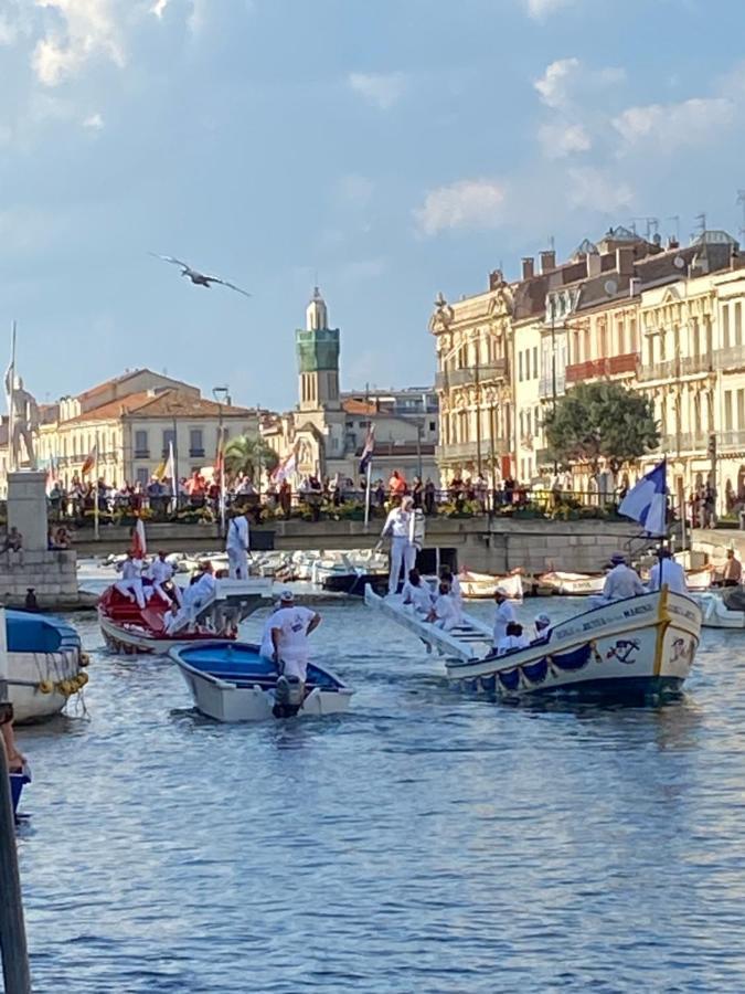 Escale Paisible A Sete, Belle Terrasse Vue Sur Mer Exteriör bild