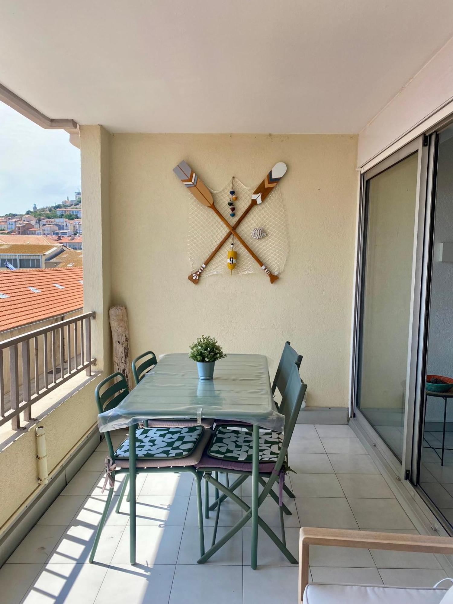 Escale Paisible A Sete, Belle Terrasse Vue Sur Mer Exteriör bild